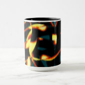 Gelb verbrannte Streifen sehen terisch aus, fehler Tasse (Zentrum)