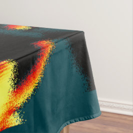 Gelb verbrannte Streifen sehen terisch aus, fehler Tischdecke