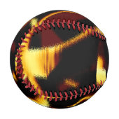 Gelb verbrannte Streifen sehen terisch oder fehler Baseball (Vorderseite Links)