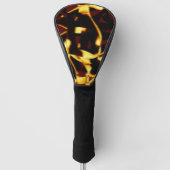 Gelb verbrannte Streifen sehen terisch oder fehler Golf Headcover (Vorderseite)