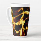 Gelb verbrannte Streifen sehen terisch oder fehler Milchtasse (Linke Ecke)