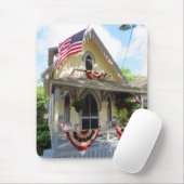 Gelb Viktorianisch mit Bunting - Martha's Vineyard Mousepad (Mit Mouse)