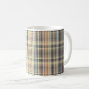Gelb vintage rauhe Streifenmuster Kaffeetasse