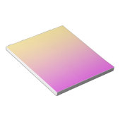 Gelb Violette Farbe Notizblock (angewinkelt)