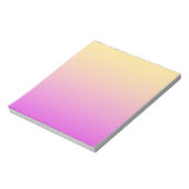 Gelb Violette Farbe Notizblock (Rotiert)