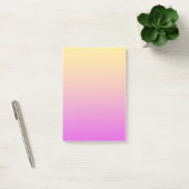 Gelb Violette Farbe Post-it Klebezettel (Büro)