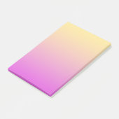 Gelb Violette Farbe Post-it Klebezettel (angewinkelt)
