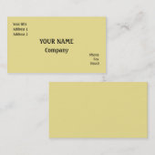 gelb visitenkarte (Vorne/Hinten)