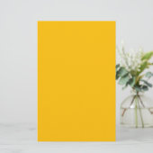 Gelb (Vollfarbe) Briefpapier (Stehend Vorderseite)