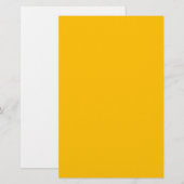 Gelb (Vollfarbe) Briefpapier (Vorne/Hinten)