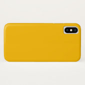Gelb (Vollfarbe) Case-Mate iPhone Hülle (Rückseite (Horizontal))