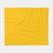 Gelb (Vollfarbe) Fleecedecke (Vorderseite (Horizontal))