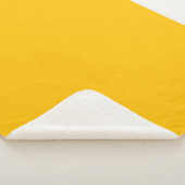 Gelb (Vollfarbe) Sherpadecke (3/4)