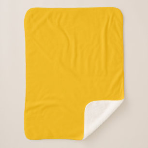 Gelb (Vollfarbe) Sherpadecke