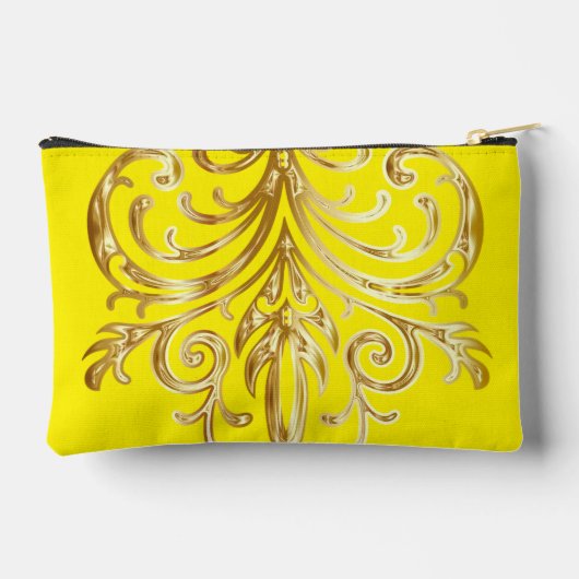 Gelb, Weihnachtsgeschenke Authority® Zubehörtasche (Rückseite)