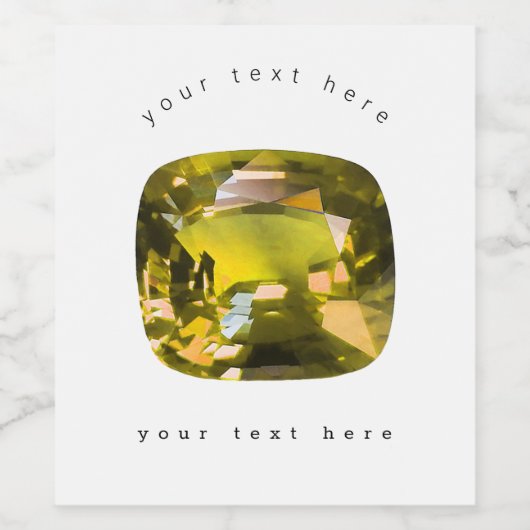 gelb weinetikett (Einzelnes Label)