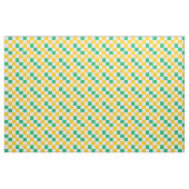 Gelb Weiß Grün Kariertes Design Stoff (Yard (91,4 cm))