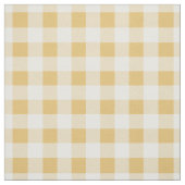 Gelb-weiß kariert Gingham Stoff (Muster)