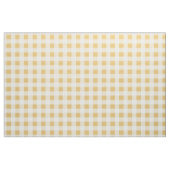 Gelb-weiß kariert Gingham Stoff (Fat Quarter (45,7 x 55,9 cm))
