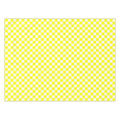 Gelb-weiß karierter Karo Tischdecke (Vorderseite (Horizontal))