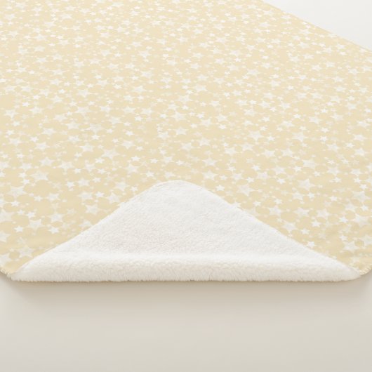 Gelb weiß | Muster für Linoldruckstars Sherpadecke (3/4)