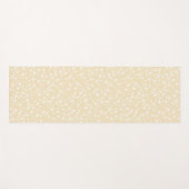 Gelb weiß | Muster für Linoldruckstars Yogamatte (Vorderseite (Horizontal))