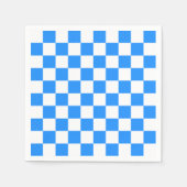 Gelb - weiß und blau serviette (Vorderseite)