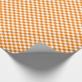 Gelb - weiß und orange geschenkpapier (Ecke)