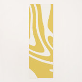 Gelb-Weiß-Yogamat Yogamatte (Vorderseite)