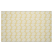 gelb-weiße Blätter Stoff (Fat Quarter (45,7 x 55,9 cm))