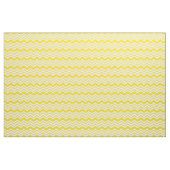 Gelb-weiße Chevron-Zickzack-Musterdesign Stoff (Yard (91,4 cm))