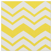 Gelb-weiße Chevron-Zickzack-Musterdesign Stoff (Nahaufnahme)