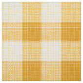 Gelb-weiße karierte Plaid-Design Stoff (Muster)
