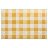 Gelb-weiße karierte Plaid-Design Stoff (Fat Quarter (45,7 x 55,9 cm))