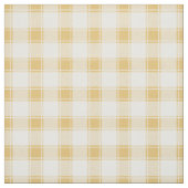 Gelb-weißer Büffel-Karo Stoff (Muster)