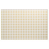 Gelb-weißer Büffel-Karo Stoff (Fat Quarter (45,7 x 55,9 cm))