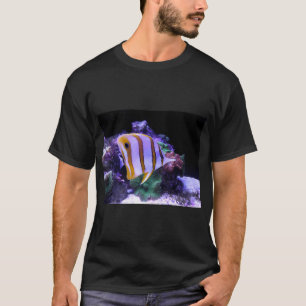 Gelb-weißer Schmetterlingsfisch T-Shirt