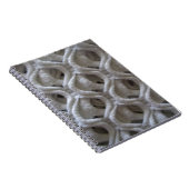 Gelb-weißes Crochet-Gestell Notizblock (Rechte Seite)