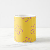 Gelb Y2K Wildblume Bold Retro Spring Kitchen Kaffeetasse (Mittel)