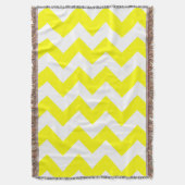 Gelb Zickzack Decke (Vorderseite Vertikal)