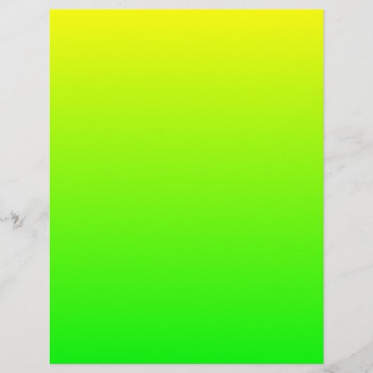 Gelb zu Limette Flyer (Vorne)