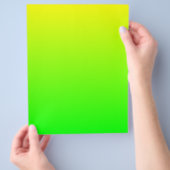 Gelb zu Limette Flyer (Hand)