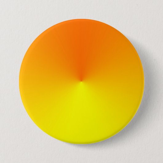 Gelb zur orange Steigung - kundengebundene Button (Vorderseite)