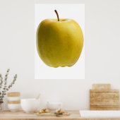 Gelbapfel Poster (Küche)