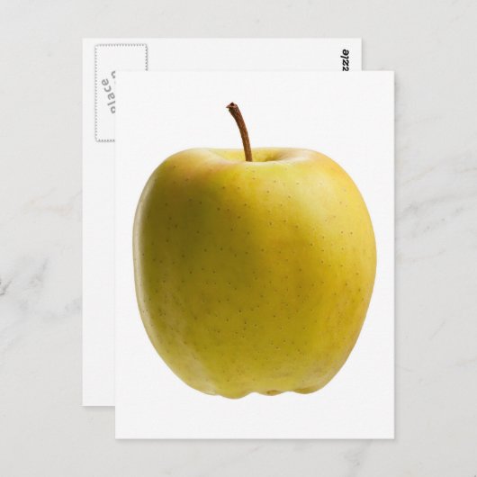 Gelbapfel Postkarte (Vorne/Hinten)