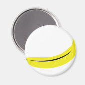 Gelbbananen Magnet (Vorderseite/Rückseite)