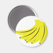 Gelbbananen Magnet (Vorderseite/Rückseite)