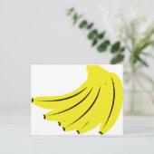 Gelbbananen Postkarte (Stehend Vorderseite)