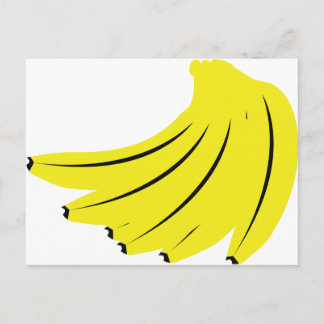 Gelbbananen Postkarte