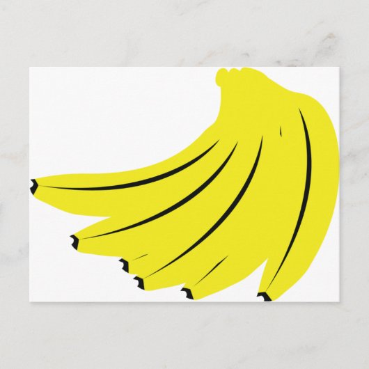 Gelbbananen Postkarte (Vorderseite)